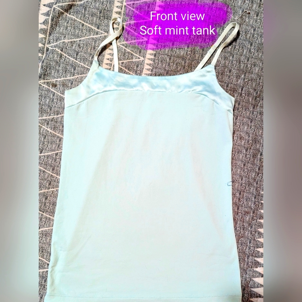 PURE Alfred Sung tank, light mint colour, ladies small, good used condition